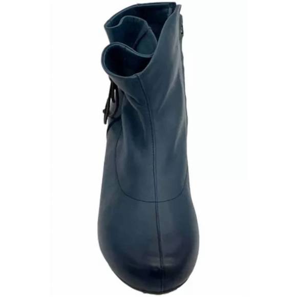 NEW SERGIO TOMANI women's laska ankle boots in navy - Picture 1 of 3
